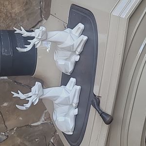 Geo Deer Candle Holder (set of 2)